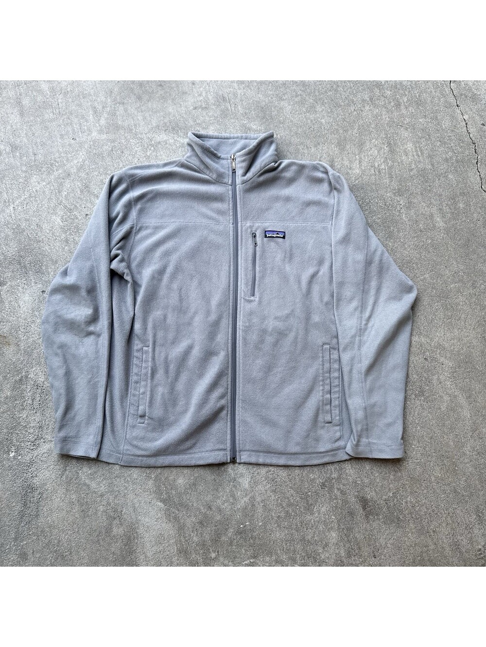 Patagonia Micro D Fleece Pullover Men's Large Grey Gorpcore Granola Outdoors